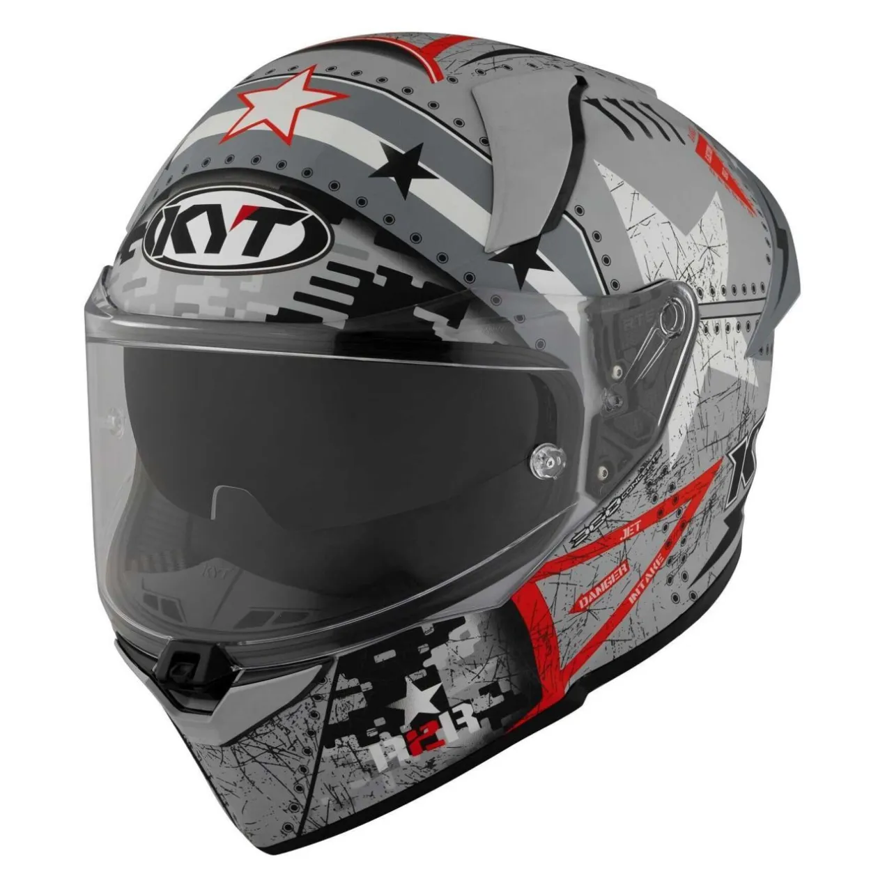 Casco Integrale Kyt R2r Max Assault Matt Grey