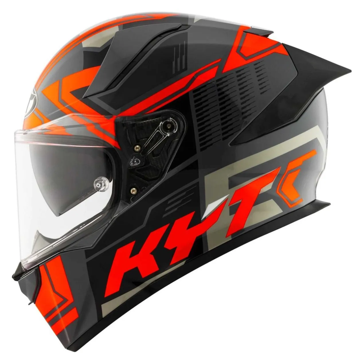 Casco Integrale Kyt R2r Octane Orange