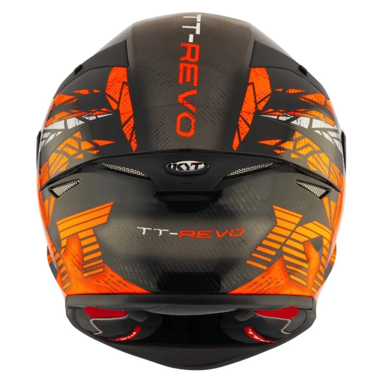 Casco Integrale Kyt Tt-revo Combustion Orange