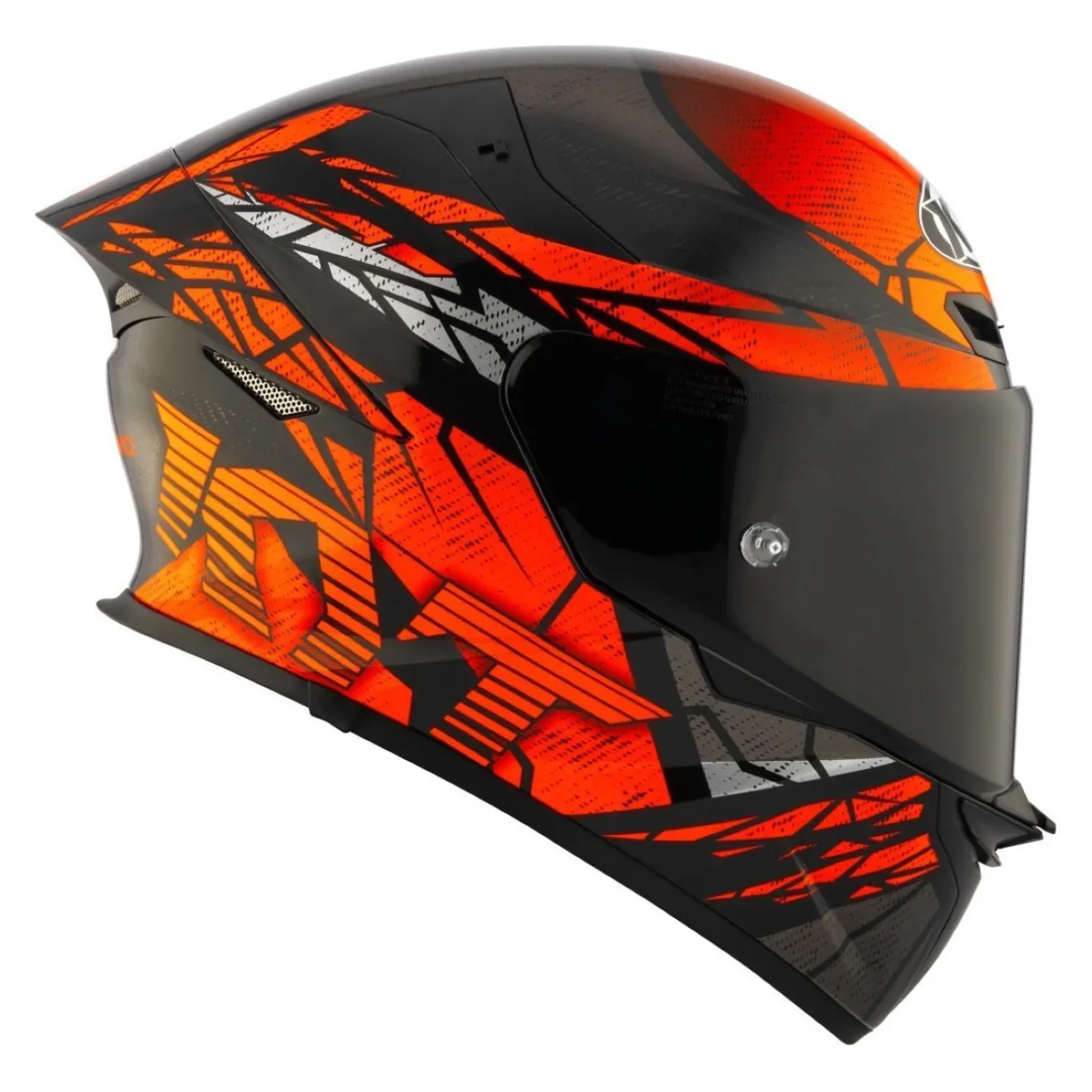 Casco Integrale Kyt Tt-revo Combustion Orange