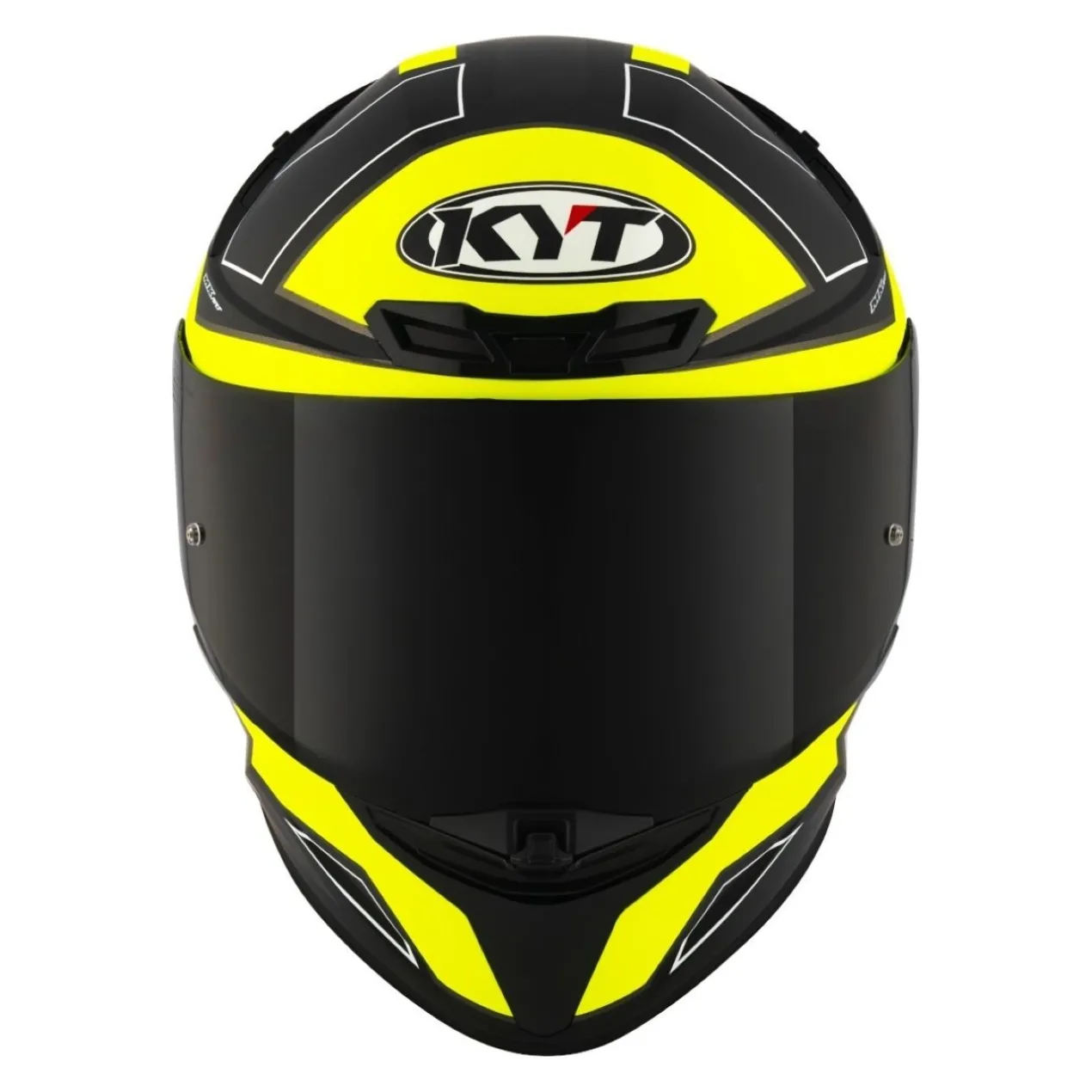 Casco Integrale Kyt Tt-revo Electron Matt Black/ylw