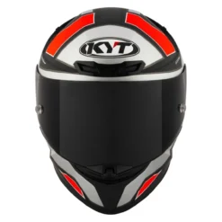 Casco Integrale Kyt Tt-revo Electron Matt Grey/red