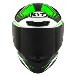 Casco Integrale Kyt Tt-revo Overtech Green Fluo/white