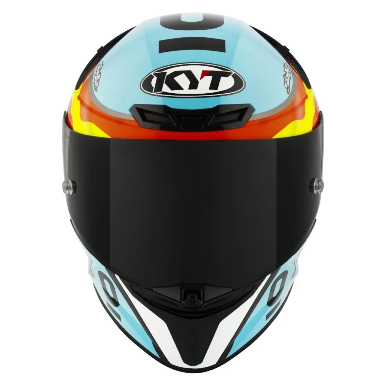 Casco Integrale Kyt Tt-revo Replica Leopard Spainard Light Blue
