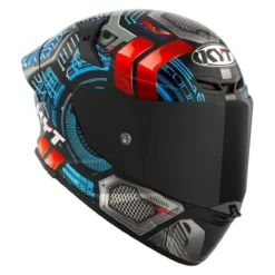 Casco Integrale Kyt Tt-revo Synchrotron Blue/red