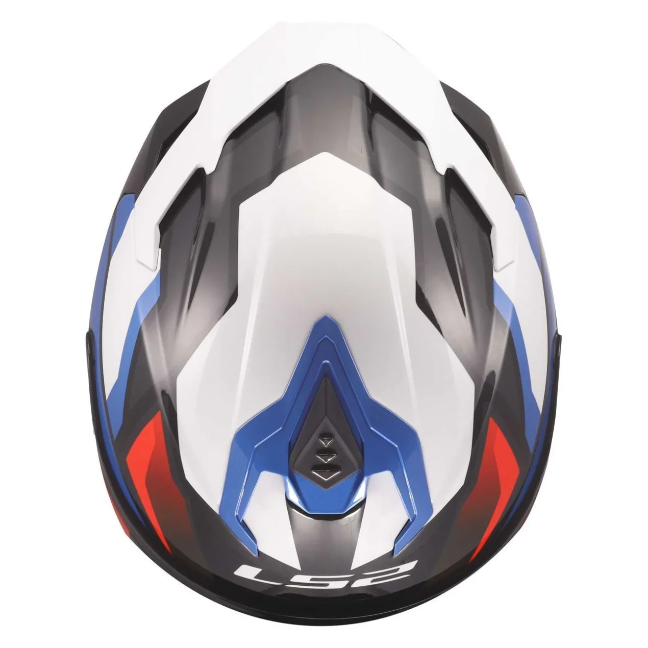 Casco Integrale Ls2 Ff817 Challenger II Viper White Blue Red