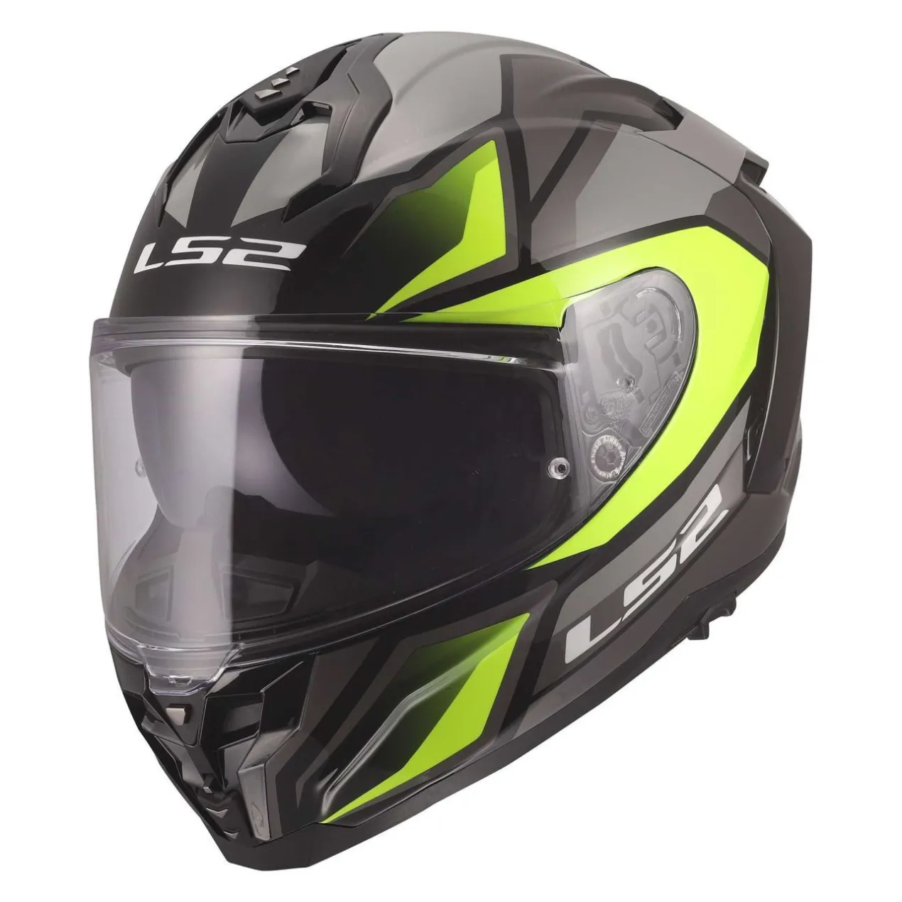 Casco Integrale Ls2 Ff817 Challenger II Viper Grey H-v Yellow