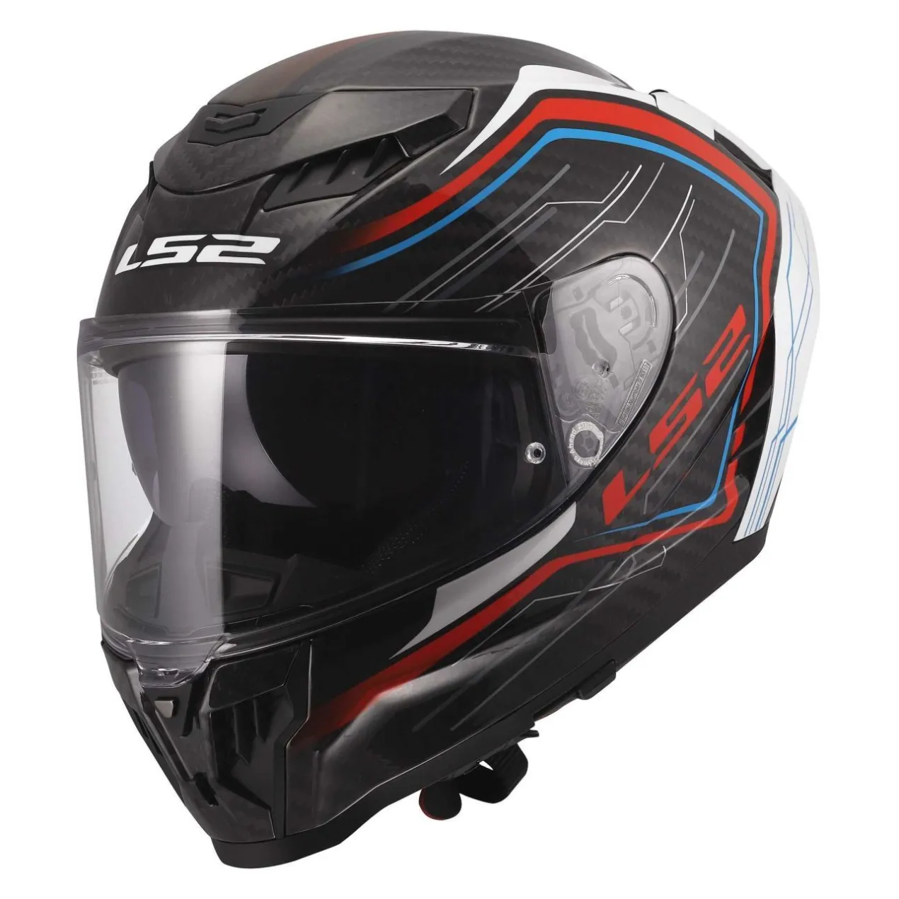 Casco Integrale Ls2 Ff807 Dragon Subic White Blue Red