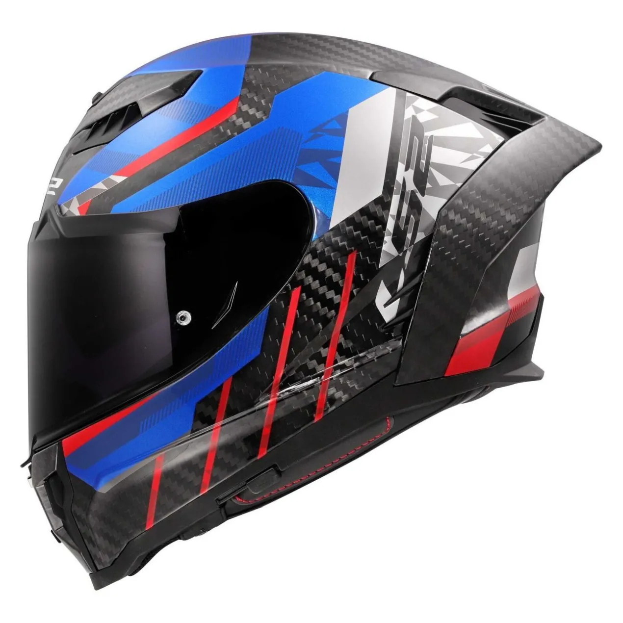 Casco Integrale Ls2 Ff807 Dragon Trax Blue Red