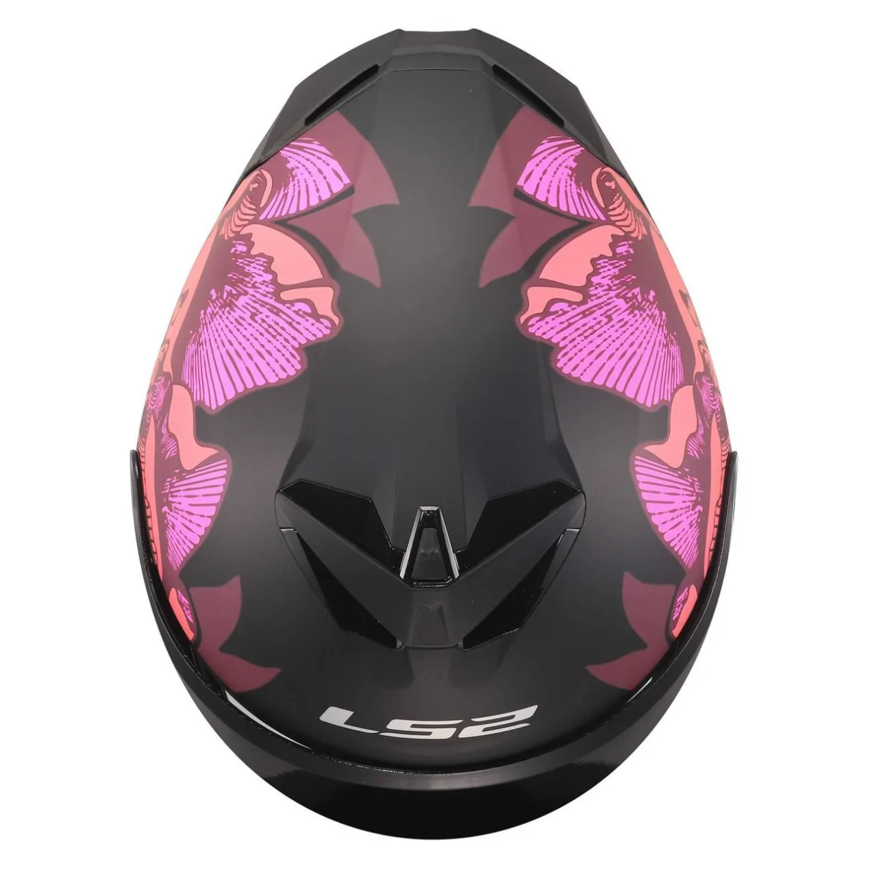 Casco Integrale Ls2 Ff820 Rapid III Poppies II Black Pink