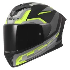 Casco Integrale Ls2 Ff820 Rapid III Hyper Black H-v Yellow