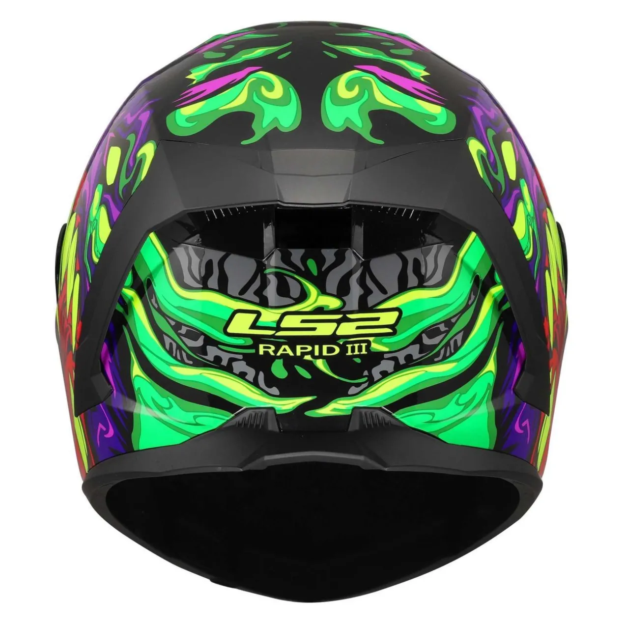 Casco Integrale Ls2 Ff820 Rapid III Lycant Purple Green