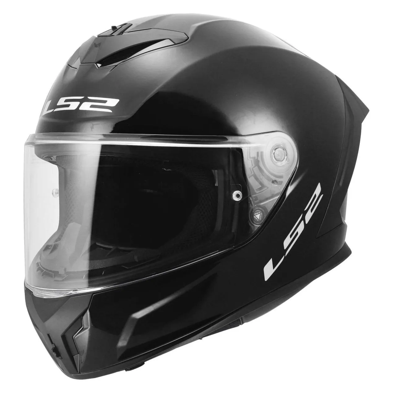 Casco Integrale Ls2 Ff820 Rapid III Solid Gloss Black
