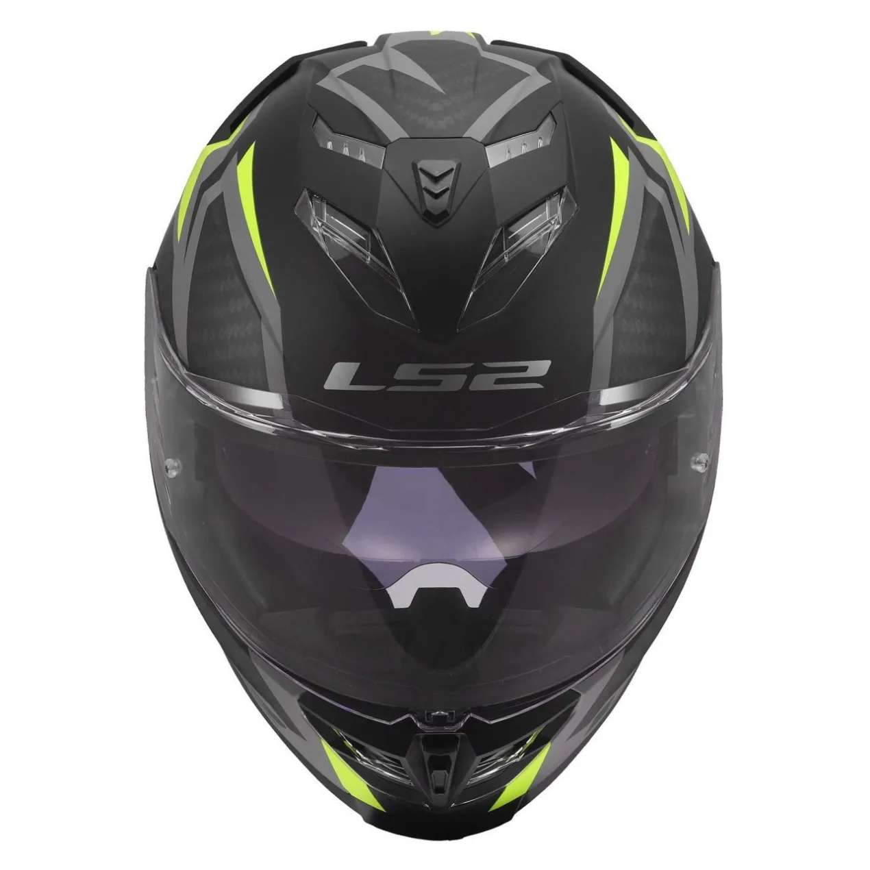 Casco Integrale Ls2 Ff818 Storm III Dynamo Black H-v Yellow