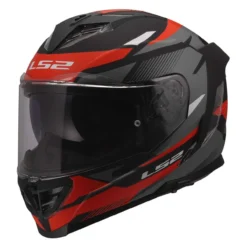 Casco Integrale Ls2 Ff818 Storm III Komai Black Red