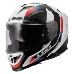 Casco Integrale Ls2 Ff818 Storm III Sporty White Blue Red