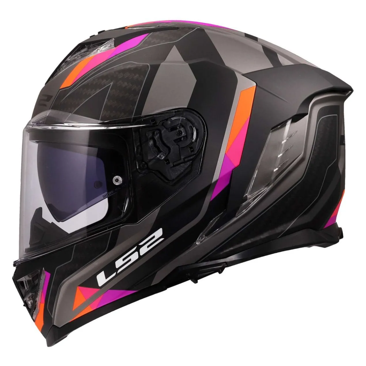 Casco Integrale Ls2 Ff818 Storm III Sporty Grey Purple
