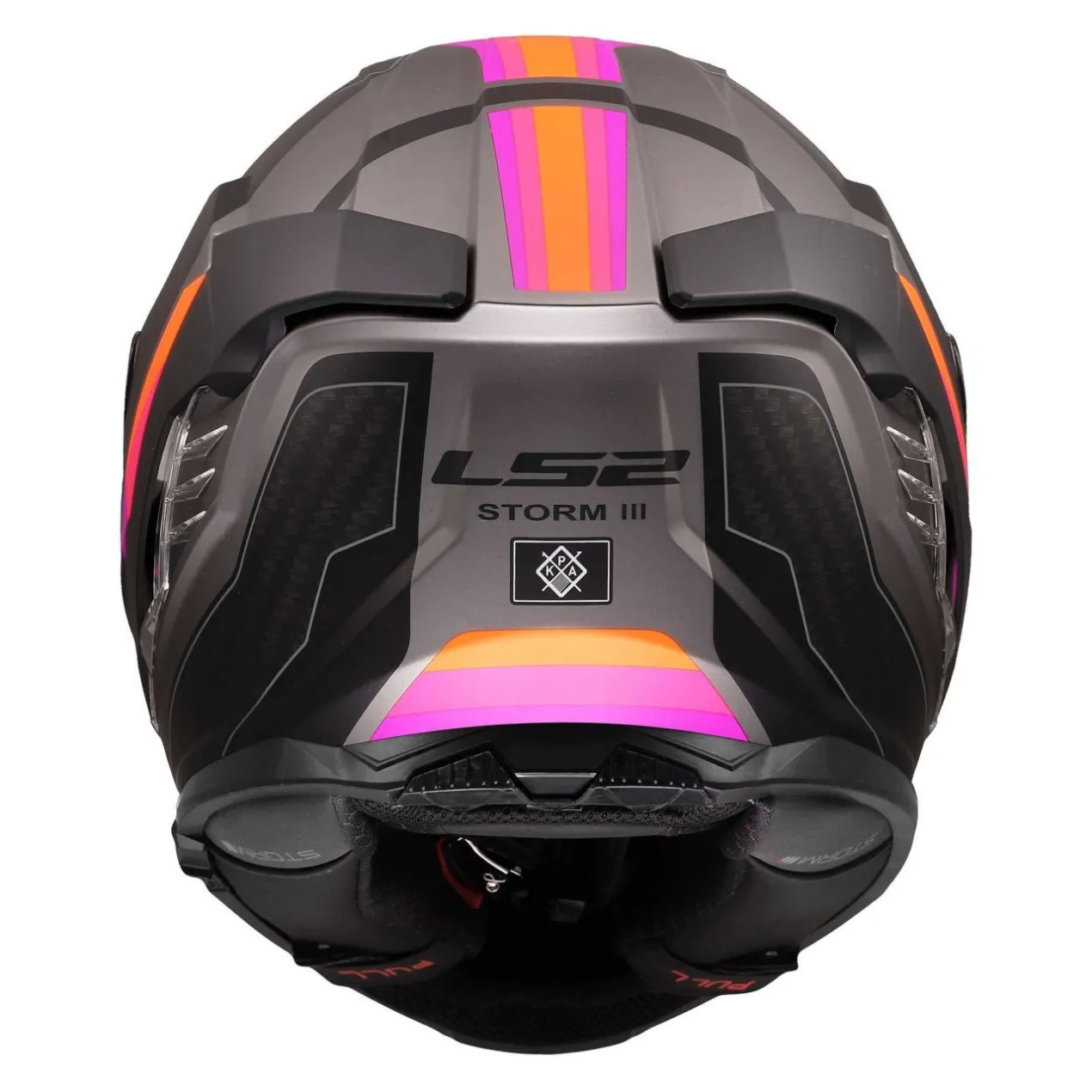 Casco Integrale Ls2 Ff818 Storm III Sporty Grey Purple