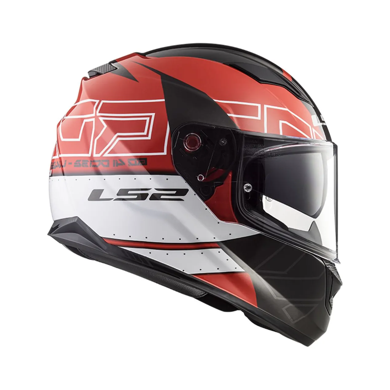 Casco Integrale Ls2 Ff320 Stream Evo Kub Red Black