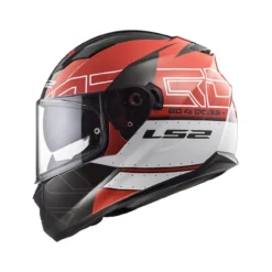 Casco Integrale Ls2 Ff320 Stream Evo Kub Red Black