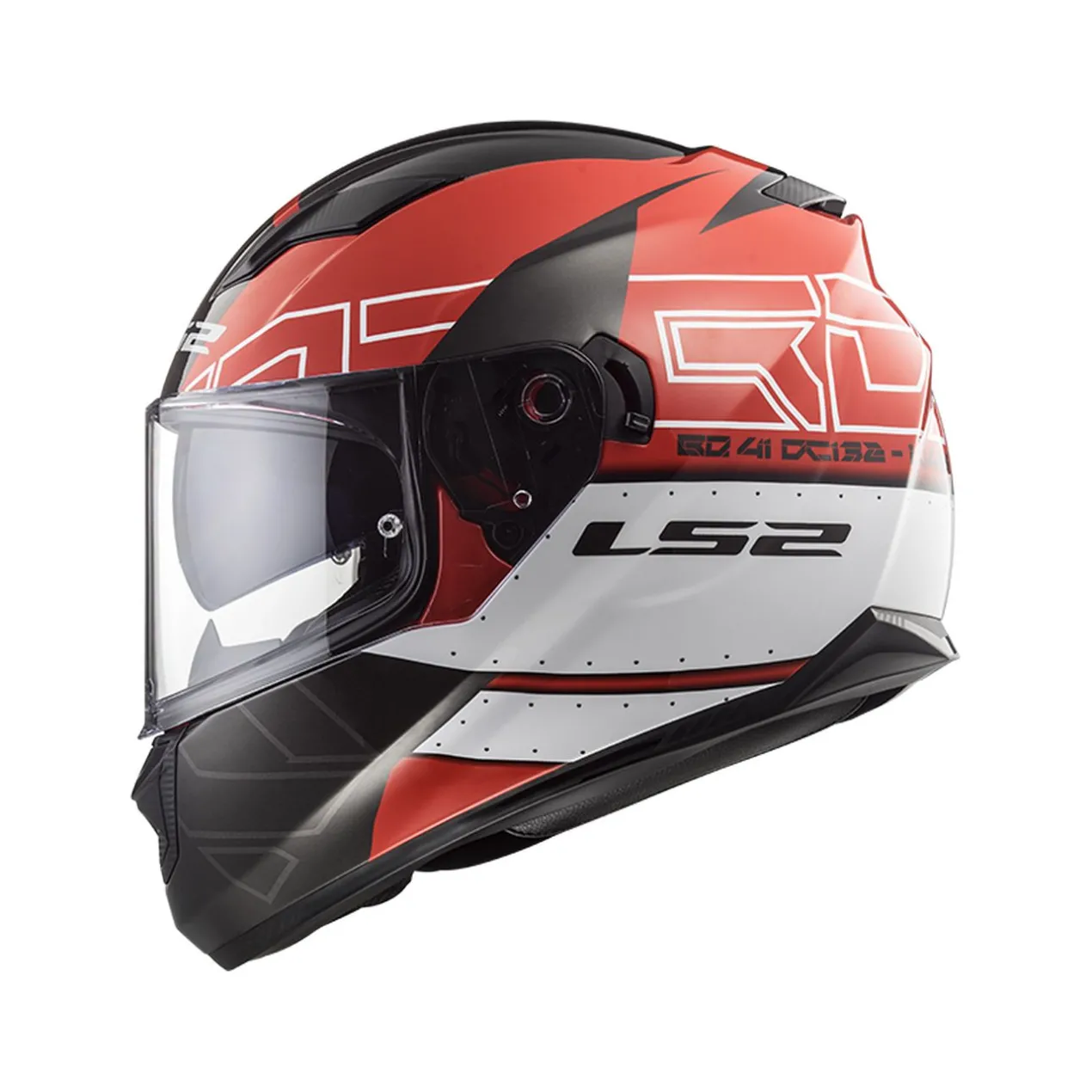 Casco Integrale Ls2 Ff320 Stream Evo Kub Red Black