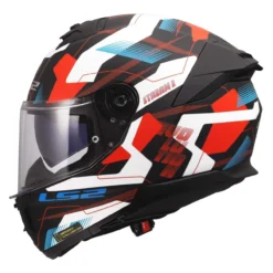 Casco Integrale Ls2 Ff808 Stream II Mika White Blue Red
