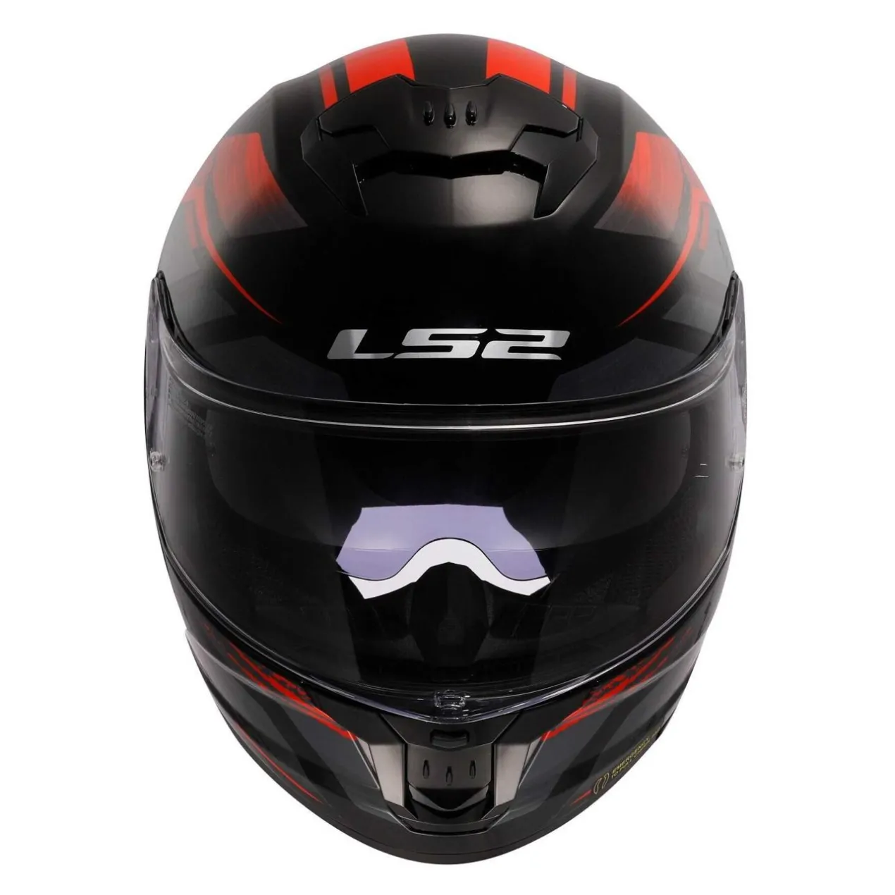 Casco Integrale Ls2 Ff808 Stream II Fury Black Red