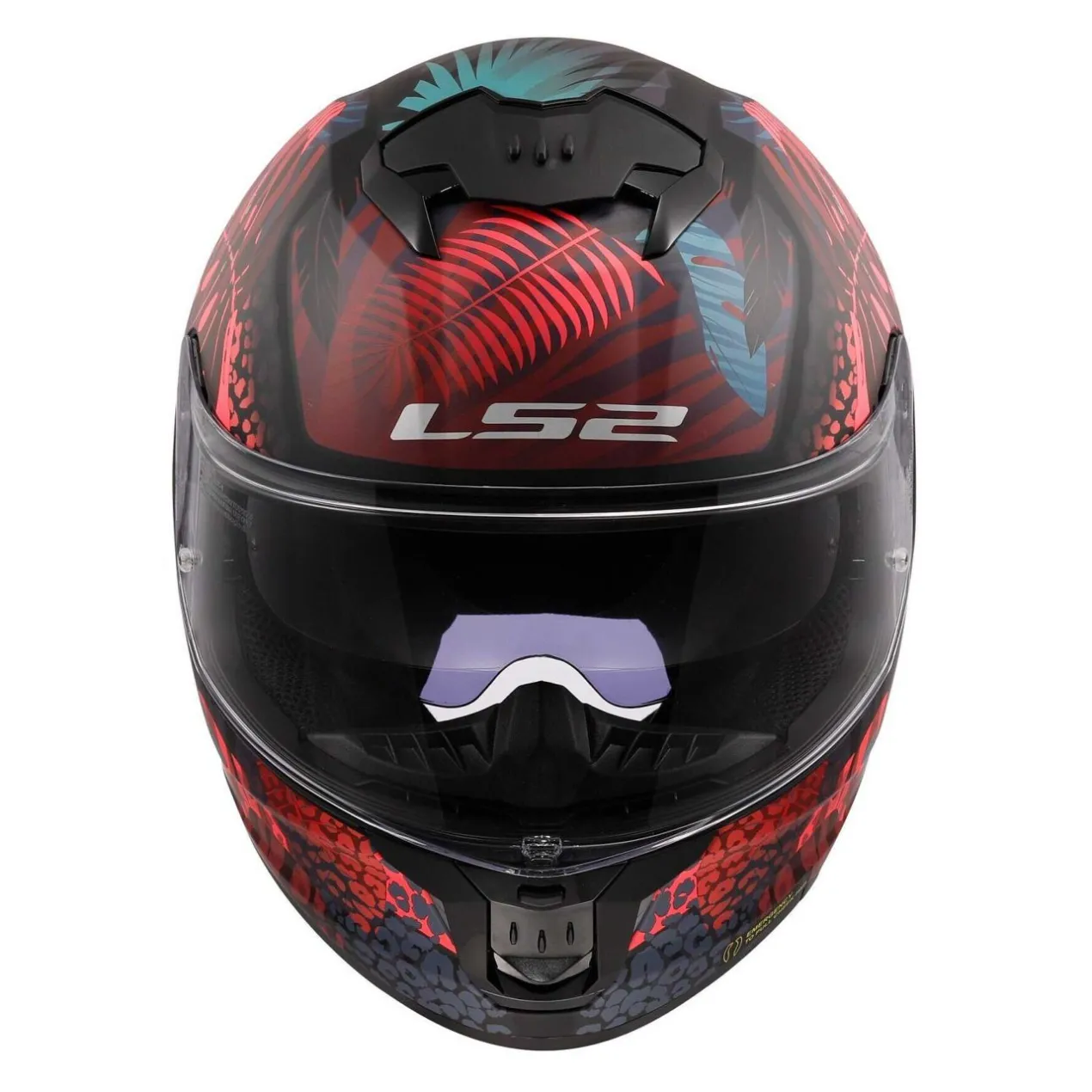 Casco Integrale Ls2 Ff808 Stream II Jungle M.black Pink Blue