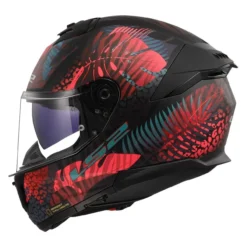 Casco Integrale Ls2 Ff808 Stream II Jungle M.black Pink Blue