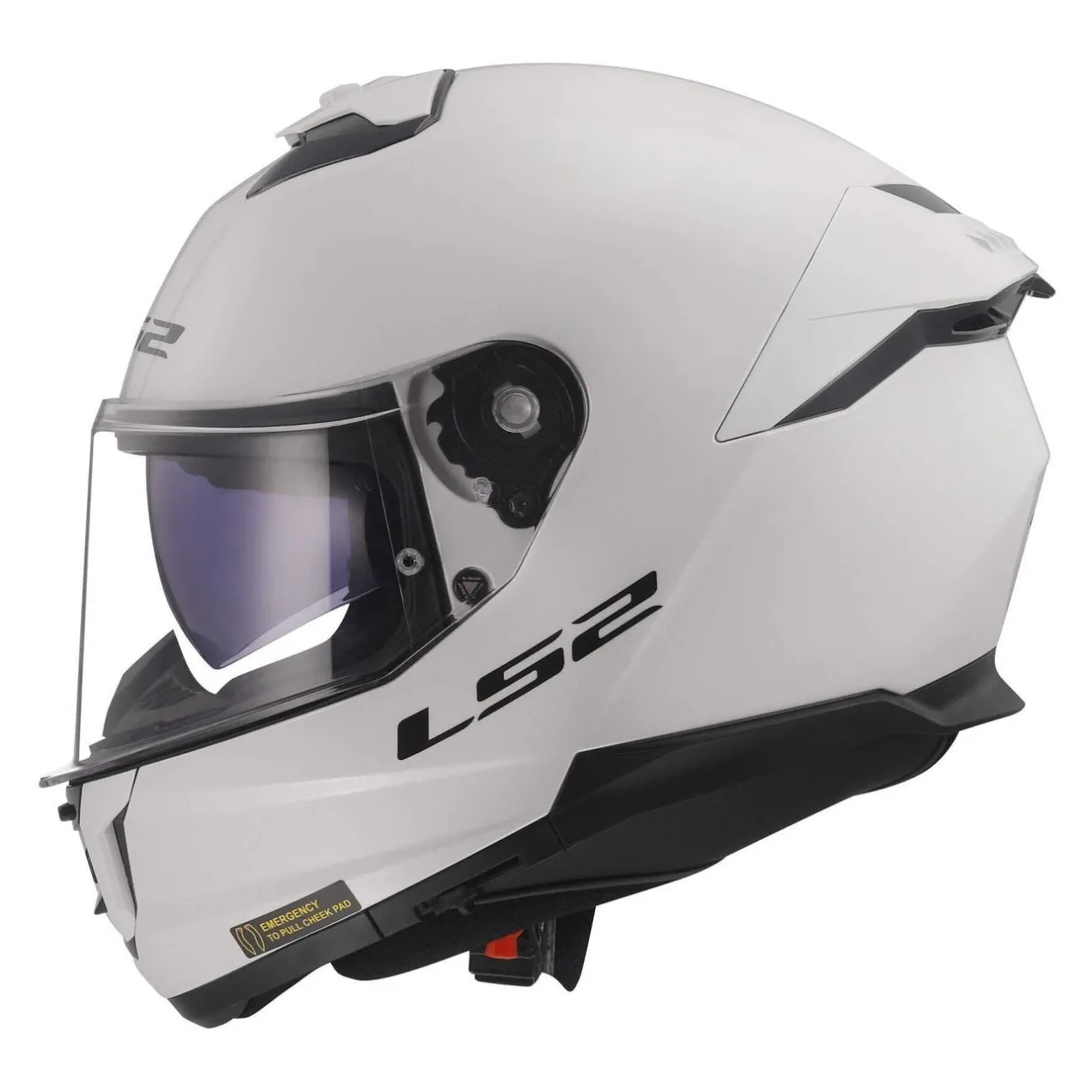 Casco Integrale Ls2 Ff808 Stream II Solid Gloss White