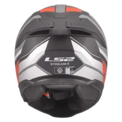 Casco Integrale Ls2 Ff808 Stream II Vintage Black Grey Red