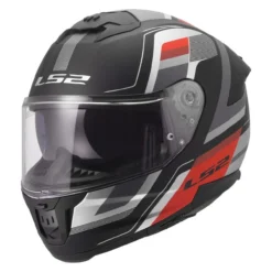 Casco Integrale Ls2 Ff808 Stream II Vintage Black Grey Red