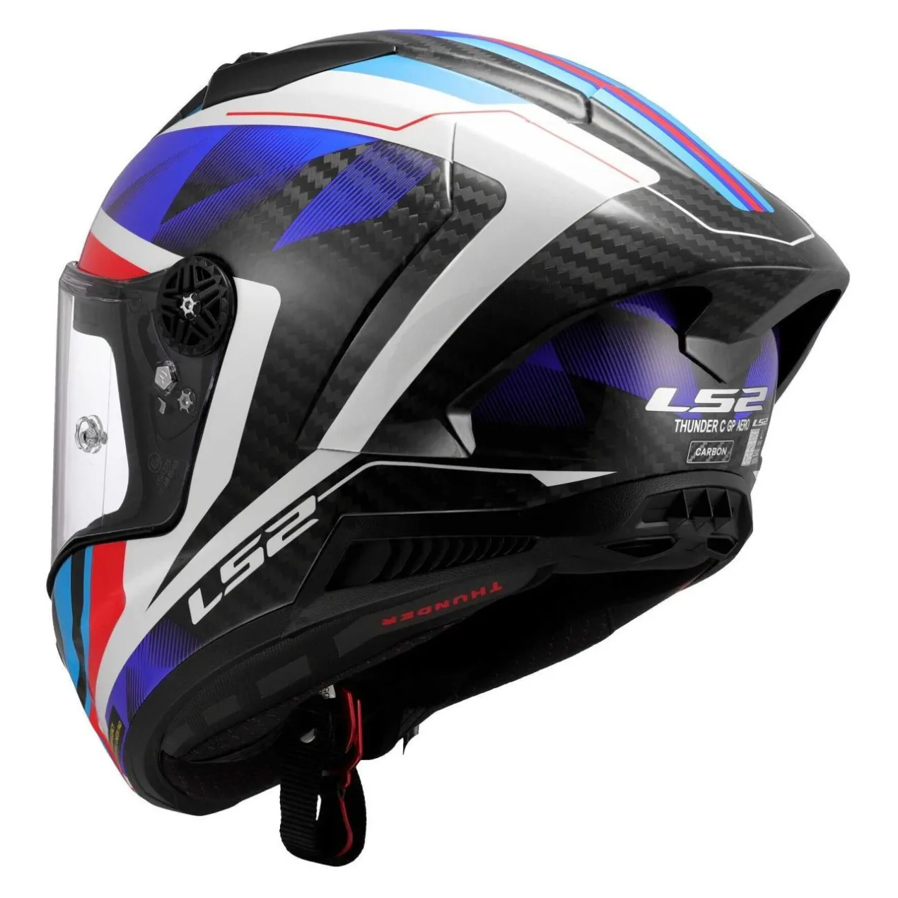 Casco Integrale Ls2 Ff805 Thunder Gp Aero Raute Blue Red