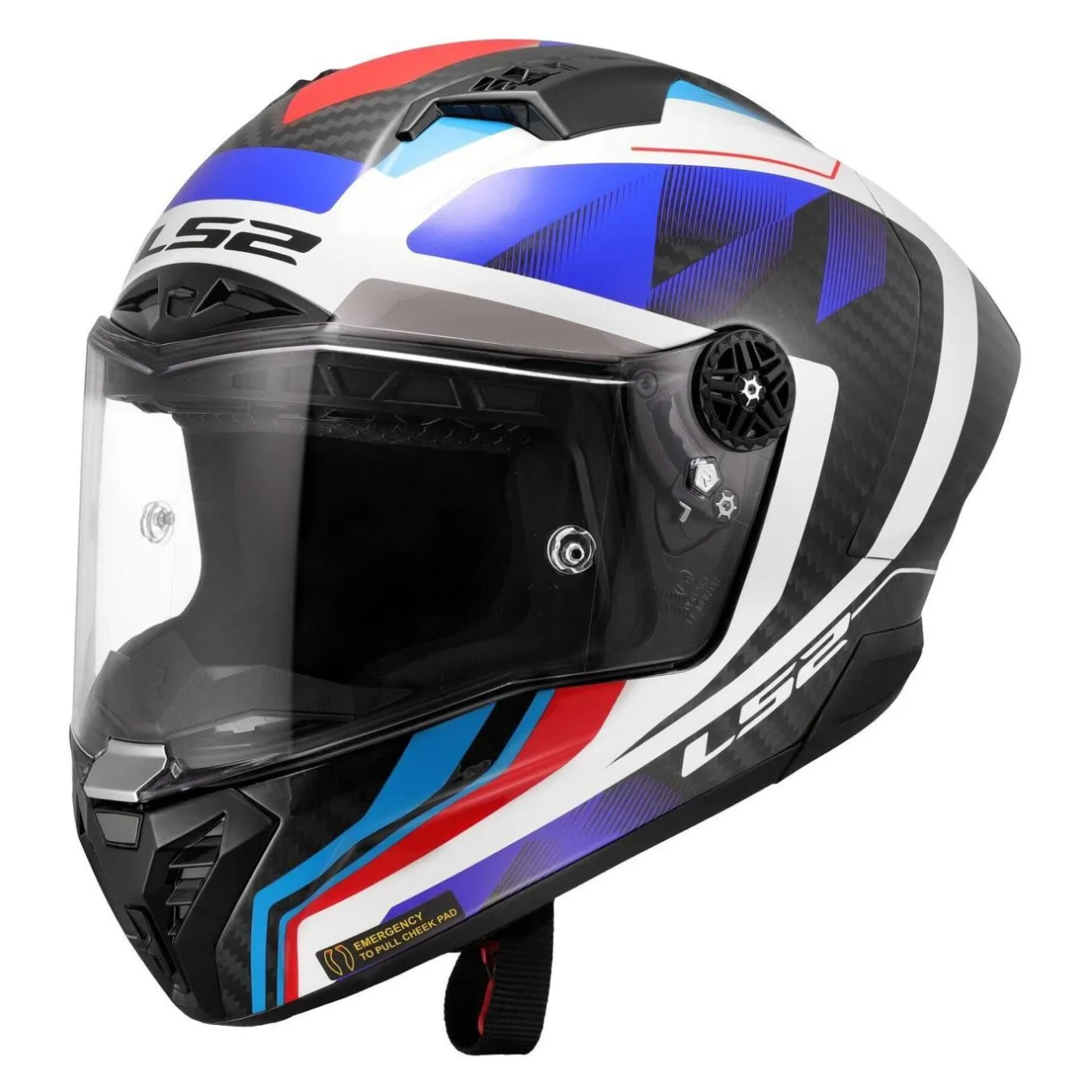 Casco Integrale Ls2 Ff805 Thunder Gp Aero Raute Blue Red