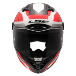 Casco Integrale Ls2 Ff805 Thunder Gp Aero Raute White Red