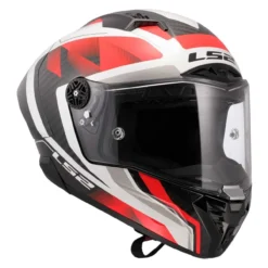 Casco Integrale Ls2 Ff805 Thunder Gp Aero Raute White Red