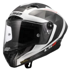 Casco Integrale Ls2 Ff805 Thunder Gp Aero Raute White Grey