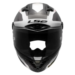 Casco Integrale Ls2 Ff805 Thunder Gp Aero Raute White Grey