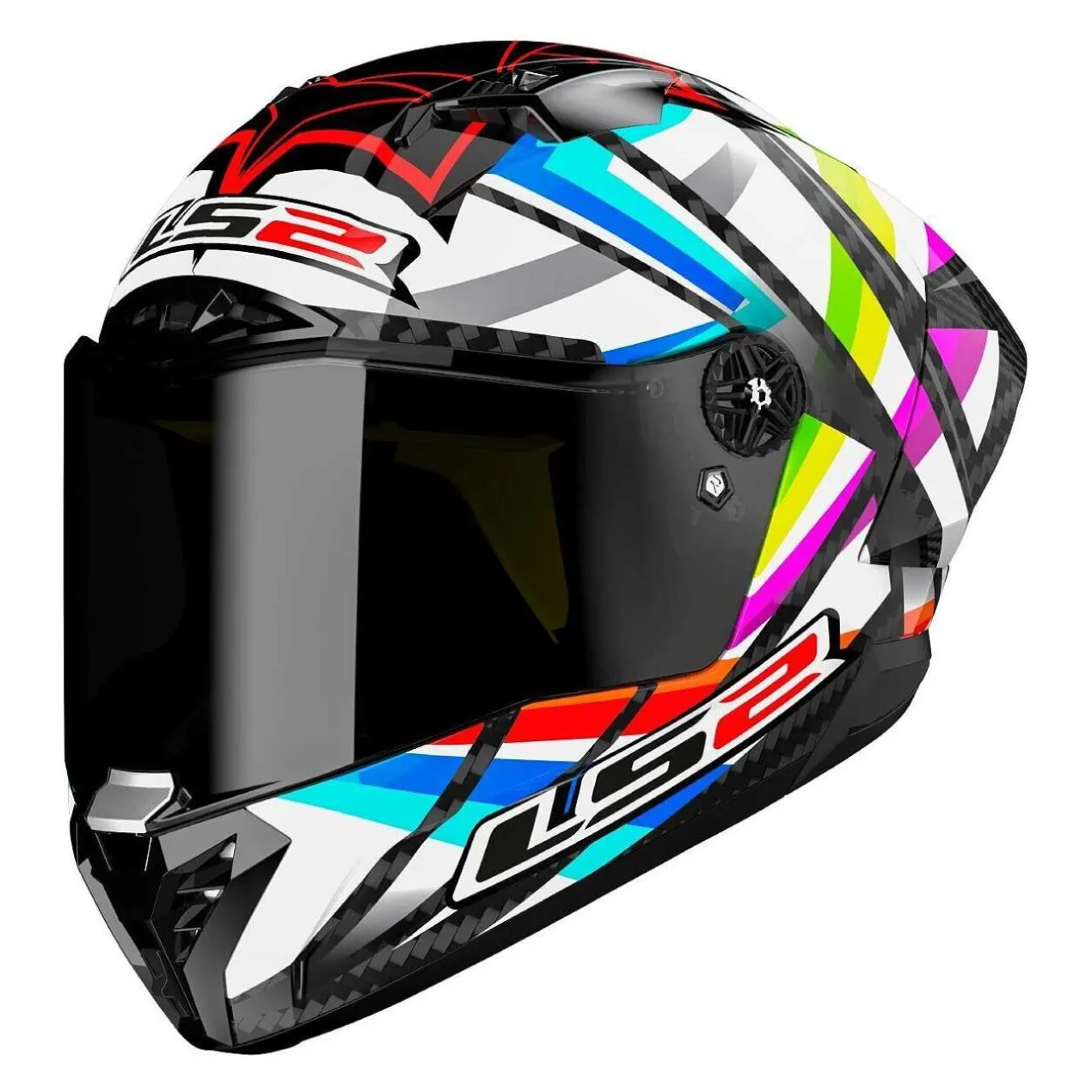 Casco Integrale Ls2 Ff805 Thunder Gp Aero Flash Black