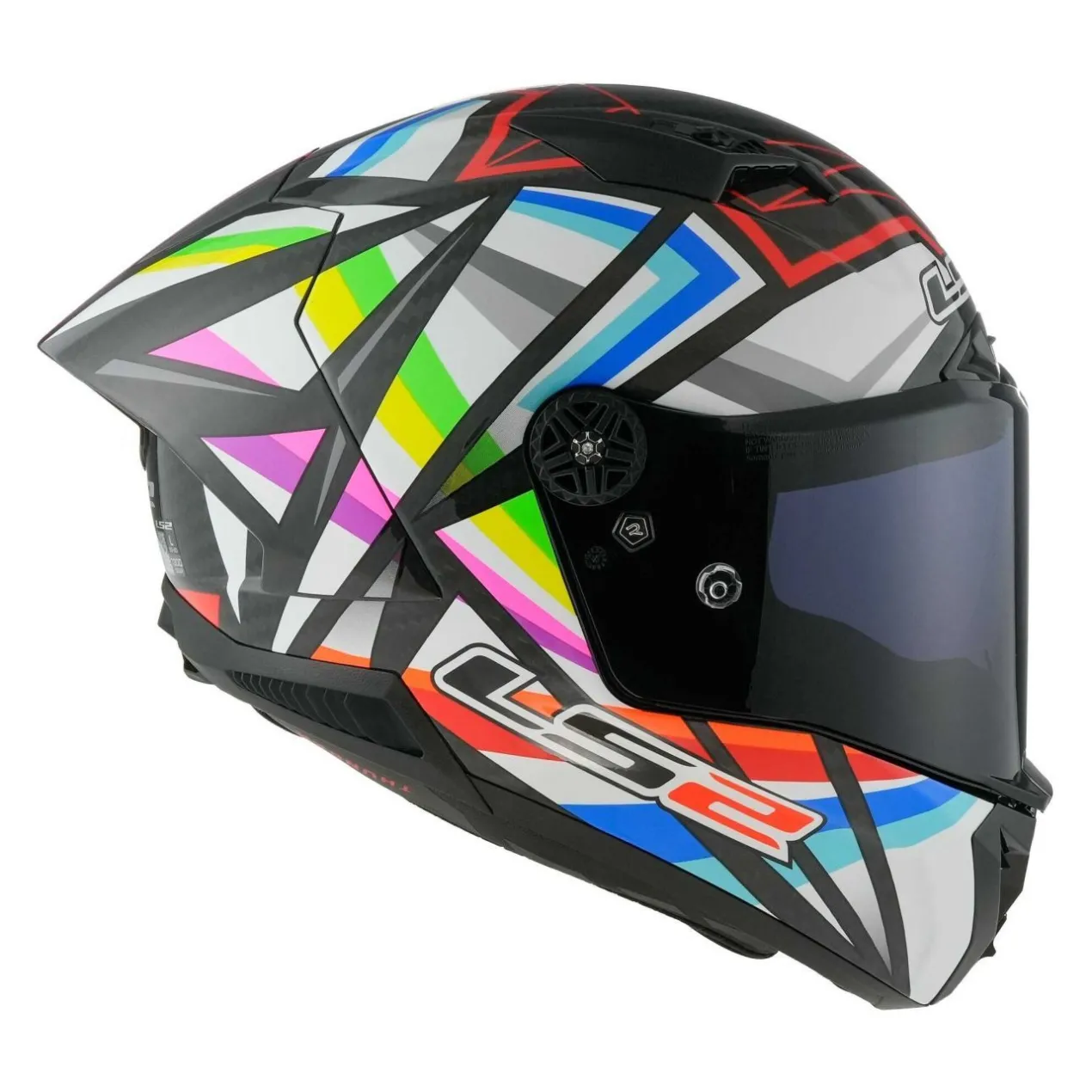 Casco Integrale Ls2 Ff805 Thunder Gp Aero Flash Black