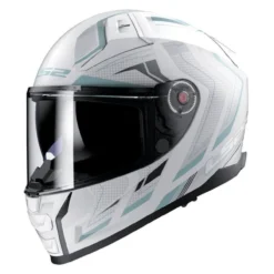 Casco Integrale Ls2 Ff811 Vector II Alizer M.white Silver