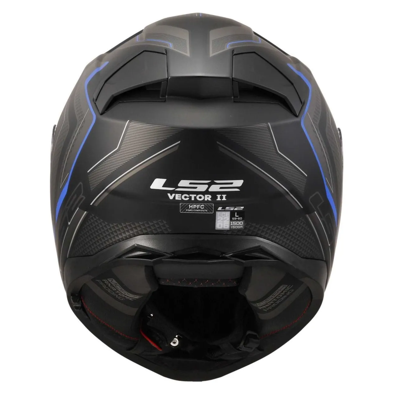 Casco Integrale Ls2 Ff811 Vector II Alizer M.black Blue