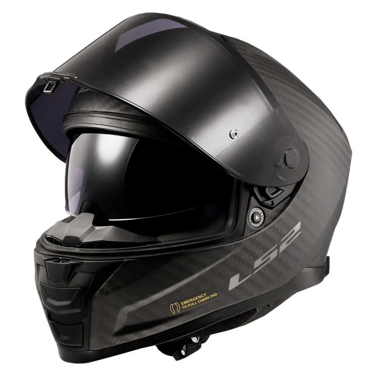 Casco Integrale Ls2 Ff811 Vector II Carbon Matt Carbon