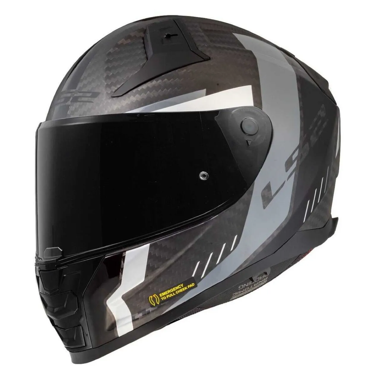 Casco Integrale Ls2 Ff811 Vector II C Grid Matt Black Grey