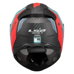 Casco Integrale Ls2 Ff811 Vector II C Grid Red Cyan