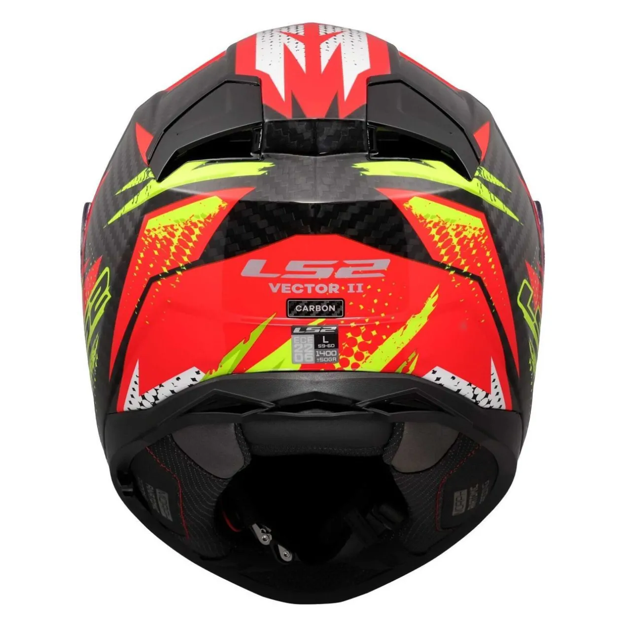Casco Integrale Ls2 Ff811 Vector II C Tantic Red H-v Yellow