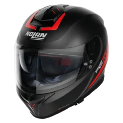 Casco Integrale Nolan N80-8 Staple N-com Red Black Matt