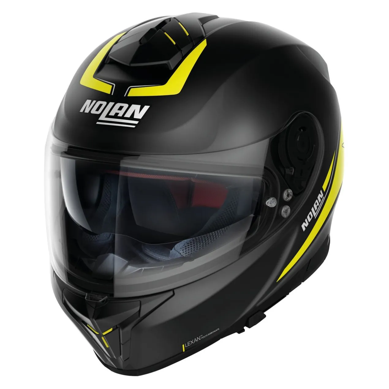 Casco Integrale Nolan N80-8 Staple N-com Yellow Black Matt
