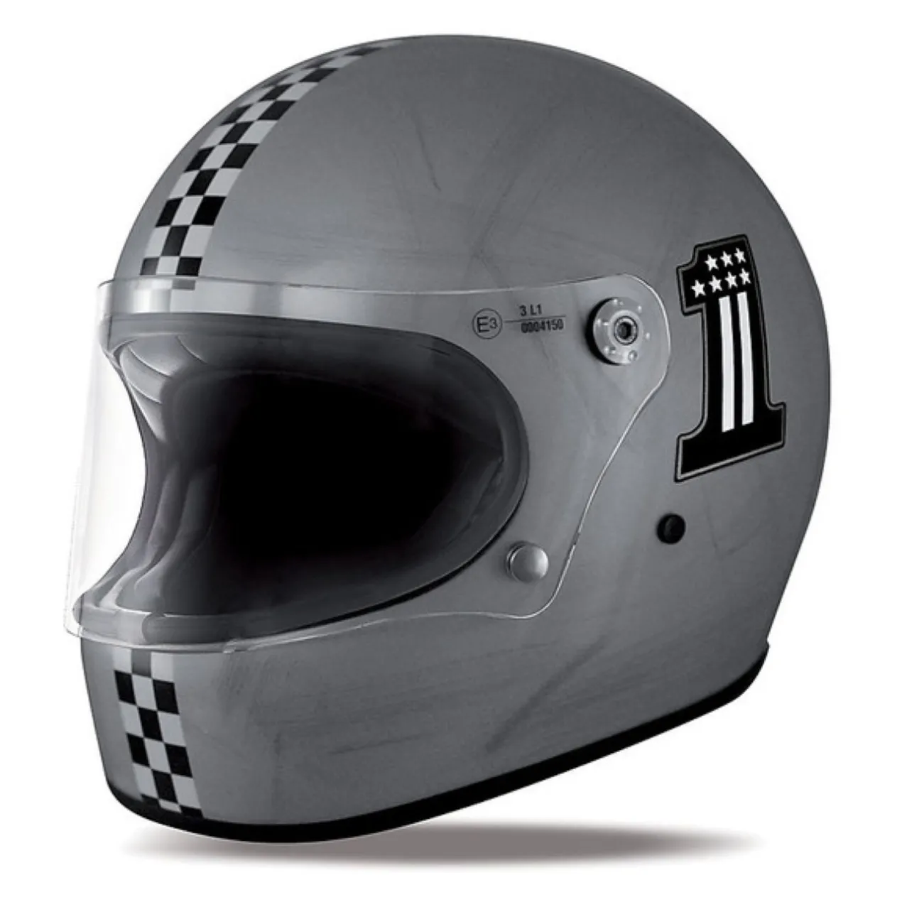 Casco Integrale Premier Trophy Ck One Old Style Silver