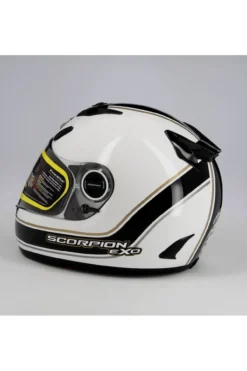 Casco Integrale Scorpion Exo 750 Air Vintage Bianco Nero
